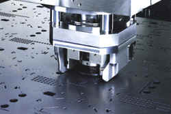 CNC Punching - All Tools Rotate 360 Degrees at 180 RPM 